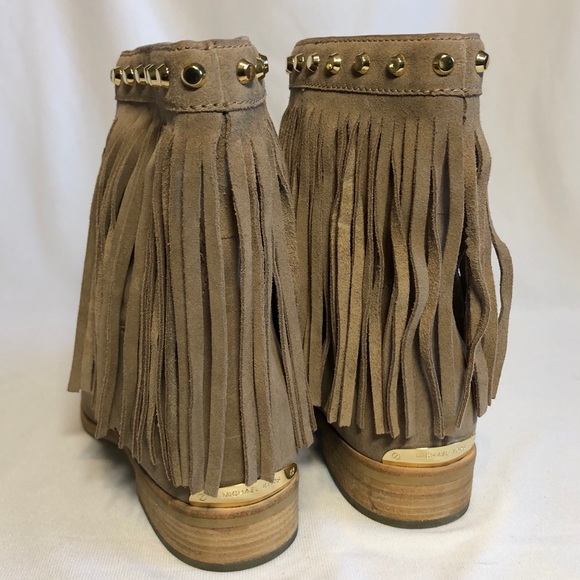 Michael Kors Billy Fringe Booties - Picture 5 of 15